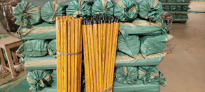 Factory Price GRAIN PVC Durable Waterproof Eco-Friendly Portable PVC Coated Wooden Broom Handle <b>Mop</b> Stick Made Vietnam Outdoor - Product Image 1
