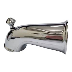 Robinet de baignoire en alliage de zinc avec vanne de dérivation intégrée pour une transition fluide entre le robinet de bain et le débit d'eau de la douche - Product Image 1