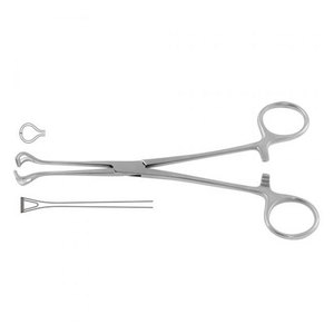 Pinzas Babcock de Acero Inoxidable, Instrumentos Médicos Quirúrgicos, Resistentes y Confiables, Pinzas Babcock Médicas Quirúrgicas - Product Image 1