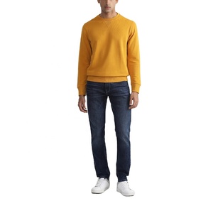 Factory-Made Custom Logo Printed Men's Crew Neck Sweatshirt 100% Cotton Pullover Autumn O-Neck Hoodies - Product Image 4