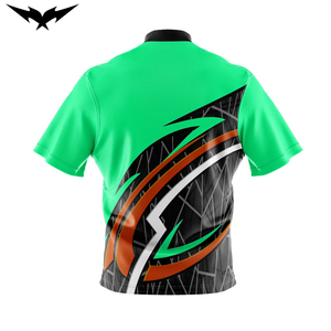 Custom High Quality <b>Bowling</b> Shirts Wholesale Heat-Transfer Printing Breathable Short Sleeve Jerseys Stretch Slim Fit Quick Dry - Product Image 4