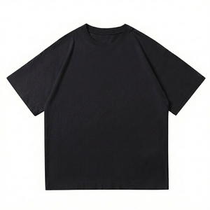 100% Combed Cotton Men T-shirt Oversized Tshirt Heavyweight Tshirt High Quality Low Price Customized Logo Soft T-shirt - Product Image 4