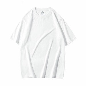 Men's Oversized Black Cotton T-<b>Shirt</b> Short Sleeve O-Neck Casual Solid Color Jersey Knit Fit Anti-UV eco-friendly t-<b>shirt</b> OEM - Product Image 2