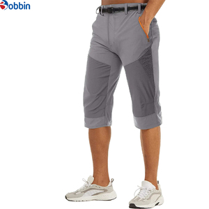 Pantalon Capri 3/4 pour Homme, Séchage Rapide, Mi-lourd, Décontracté, pour Randonnée en Plein Air, Short Cargo Tactique en Toile avec Taille Élastique - Product Image 2