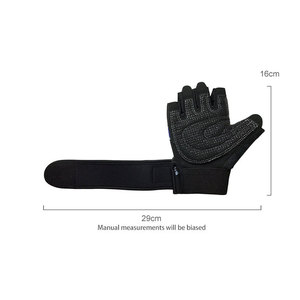 Gants de musculation unisexes à demi-doigts avec imprimé camouflage bleu, respirants, antidérapants, paume en PU, pour entraînement sportif en extérieur - Product Image 2