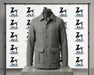 Veste polaire pour homme, col rond, couleur unie, épaisse, en laine, pull décontracté d'hiver, coupe classique, vêtement d'extérieur en polyester, veste en laine - Product Image 3
