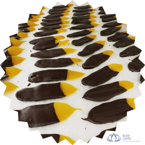 [VENTA CALIENTE] Snacks Nutritivos de Almendras Bañadas en Chocolate con Mango al 70%, Rebanadas de Fruta Seca Dulce, Paquete a Granel, Adorno para Postres y Repostería - Product Image 1