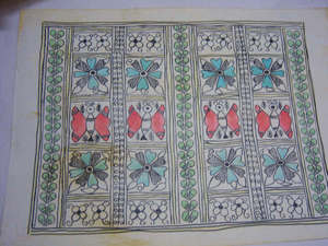 Papel Madhubani Premium Impreso a Mano para Manualidades, Envoltura de Regalos, Papelería, Scrapbooking, Impresión y Proyectos DIY - Product Image 5