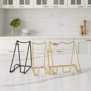 Gold Single Bottle Holder Stylish Wine <b>Rack</b> Ideal For Serving A Featured Wine Or <b>Drink</b> During Events Handcrafted From India - Product Image 4