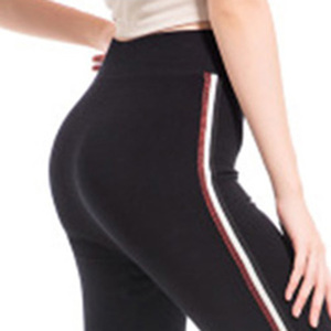 Women Nylon Spandex Compression Sport Fitness Yoga Pants High Waisted Workout Gym <b>Booty</b> <b>Leggings</b> with Pocket OEM Style Packing - Product Image 2