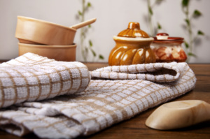 Customise Cotton Kitchen <b>Towels</b> Rectangle Woven Eco Friendly Disposable Compressed Home Use Machine Wash Popcorn Terry - Product Image 2