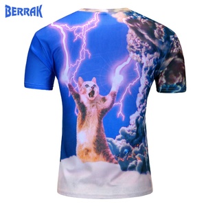 new galaxy space 3D t shirt lovely kitten cat eat pizza funny tops tee short sleeve summer shirts for men dropship t-shirt - Product Image 2