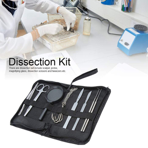 Kits chirurgicaux 12 pièces en acier inoxydable allemand, ciseaux, pinces, forceps, kit chirurgical avec étui, prix bas, vente en gros - Product Image 3