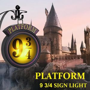 Lampada da Parete Vintage 9 3/4 con Luce Notturna, Insegna LED 9 3/4 da Appendere, Decorazione per la Casa, Regalo con Lampade da Parete - Product Image 2