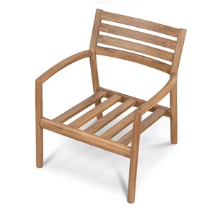 Sillón de Madera de Teca Sólida de Primera Calidad, Diseño Moderno, Cómodo Sillón de Madera para Sala de Estar, Hotel, Resort, Exportación de Muebles - Product Image 6