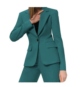 Nuevo Traje de Mujer a la Moda, Trajes Formales de Negocios, Blazer Liso Personalizado, Ropa de Mujer de Alta Calidad con Logotipo Personalizado 2026 - Product Image 1