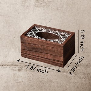 Best Quality 100% Natural Premium Design MDG Board Tissue <b>Box</b> Wooden Napkin Holder Custom Logo Portable for <b>Party</b> Hs Husnain - Product Image 4