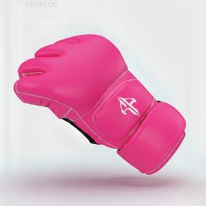 Gants de boxe pour hommes de haute qualité, en cuir PU, fermeture personnalisée, avec lacets au poignet, par RIVIAN ATLANTIC - Product Image 3