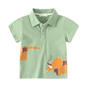 Polo à manches courtes pour enfants en coton tricoté de haute qualité (85 % coton), logo personnalisé, unisexe, décontracté, col rabattu, séchage rapide - Product Image 1