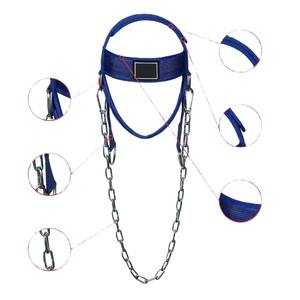 Harnais de musculation en néoprène avec sangles réglables, crochet en acier, antidérapant, respirant, protection avancée robuste pour le fitness - Product Image 3