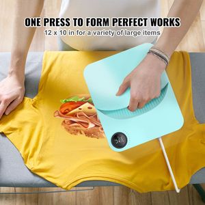 Pressa a Caldo Portatile Multifunzionale 10x12 Pollici per Stampa su Magliette, Macchina per Trasferimento a Sublimazione con Rivestimento in PTFE - Product Image 2