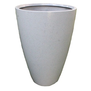 Macetas de Jardín Modernas y Lujosas KNT, Nuevas y Más Vendidas, de FRP Marrón Irrompible, Acabado Rústico, Macetas para Plantas, Decoración para el Hogar - Product Image 1