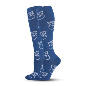 Chaussettes de sport de haute qualité en spandex et polyester, chaussettes décontractées standard pour hommes, antibactériennes, service OEM, logo personnalisé, automne - Product Image 1