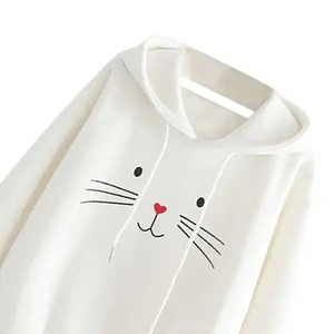 Sudadera con Capucha para Mujer, de Invierno, Manga Larga, con Bolsillos de Felpa y Forro, Diseño Nuevo - Product Image 3