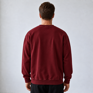 Sweat-shirt à capuche en molleton 100% coton pour homme, coupe classique, imperméable, respirant, couleur personnalisée, pull décontracté d'hiver - Product Image 6