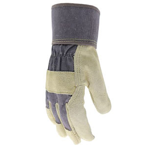 Gants de sécurité robustes en cuir de vachette pour hommes, antidérapants, résistants au froid et à la chaleur, durables, respirants et flexibles pour les soins personnels - Product Image 3