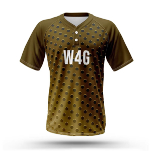 Men's Baseball Jersey Polka Dot Print Sublimated 100% <b>Polyester</b> Short Sleeve Breathable Regular Fit Adult All Seasons - Product Image 2