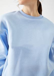 Customizable Women's Two-Piece Casual Winter Set Knitted Hoodie Pants Solid Plus Size Pattern Decoration Fall Season Packed <b>Bag</b> - Product Image 3