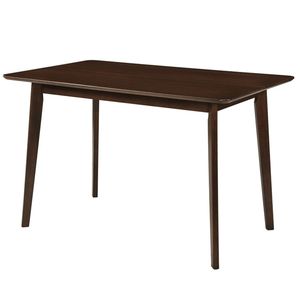 Tavolo da Pranzo in Noce da 47 Pollici con Gambe in Legno di Gomma Resistente, Piano Ovale Stabile e Assemblato per 4-6 Persone, Uso in Cucina - Product Image 4
