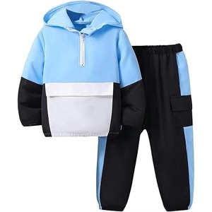 Conjunto Deportivo de Algodón Estampado para Hombre con Cuello con Capucha, Cortavientos y Transpirable para Invierno - Product Image 1