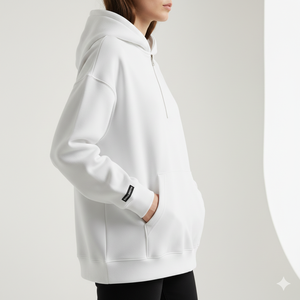 RANZIA Sudadera con capucha pesada para hombre, estilo vintage, con cremallera, lavado ácido, pedrería, streetwear - Product Image 4