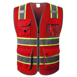 Chaleco de Seguridad Reflectante ANSI Clase 2 para Construcción en Exteriores, Económico, Impermeable y de Alta Visibilidad - Product Image 4