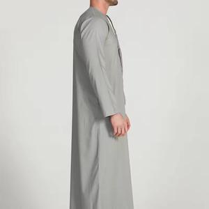 Premium <b>Men's</b> Jubba Elegant White Emirati <b>Thobe</b> Luxury Kandura Traditional Arabic Wear Soft Breathable Lightweight Vintage - Product Image 5