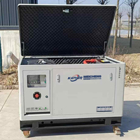 5kW 8kW 10kW 12kW 15kW Leise Benzin-Generatoren Set 4-Takt Luftgekühlt Gas LPG LNG Generator 1/3 Phasen Notstromaggregat