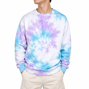 Sudadera Tie Dye al por mayor, lista para entrega, 100% algodón, personalizada de fábrica, práctica, a la moda, versátil - Product Image 1