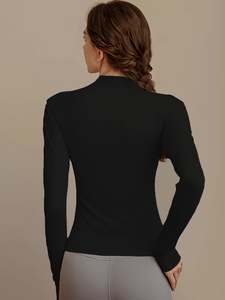 Nouvelle Veste de Yoga Femme Personnalisée, Tendance, Extensible 4 Directions, Réversible, Respirante, à Compression, Grande Taille, Coupe Slim pour la Gym - Product Image 2