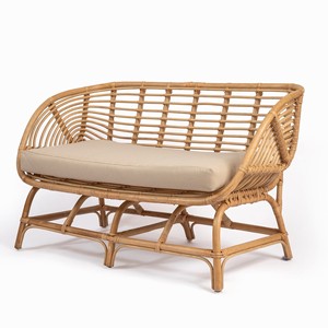 High back <b>rattan</b> chair <b>sofas</b> comfortable seat for home office best price natural <b>sofa</b> chairs - Product Image 1