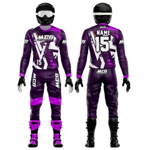 Ropa de Carreras de Motocross, BMX, MTB, Todoterreno, para ATV, de Tela Lujosa con Serigrafía de Silicona de la Mejor Calidad, Diseño Popular 2027 - Product Image 1
