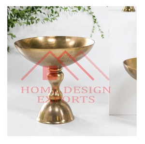 Wedding Floor Centerpieces Flower Bowl for Wedding Floor Decor Wholesale Low Price Aluminium Urns Planter Flower <b>Vase</b> - Product Image 1