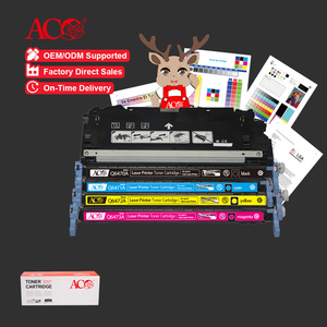 ACO Color <span class=keywords><strong>Q6470A</strong></span> Q6471A Q6472A Q6473A 501A 502A Cartouche de toner Compatible pour HP 3600 3600n 3600dn Fabricant - Product Image 1