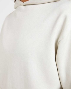 Sudadera con Capucha de Alta Calidad al por Mayor, Personalizada con Bordado Frontal, para Mujer, Manga Larga, Transpirable, Color Sólido, Talla Grande - Product Image 4
