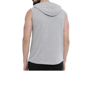Haut de sport sans manches ajusté personnalisé OEM pour homme – Coton, idéal pour la musculation et le fitness - Product Image 2