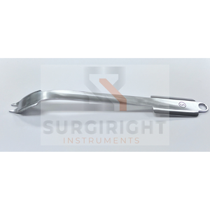 Elevador femoral de microplastia, hoja de acero inoxidable de 35 mm de ancho, punta de 16 mm de ancho, profundidad de punta de 15 mm, instrumento quirúrgico manual - Product Image 5