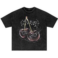 Fruit of Spirit Heren Regular Fit Streetwear T-shirt 100% Katoen Korte Mouw Geprint Grafisch T-shirt O-hals Jersey Stijl Verweerd