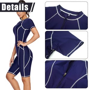 Maillot de bain une pièce pour femme, nouveau design, couleur unie, pour la compétition, avec service OEM, vêtements de sport, vêtements d'extérieur - Product Image 4