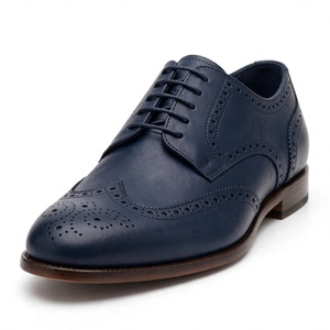 Chaussures habillées Oxford en cuir véritable pour hommes, à bout pointu, à lacets, couleur unie, pour le bureau et la carrière, toutes saisons, exportées du Bangladesh - Product Image 1